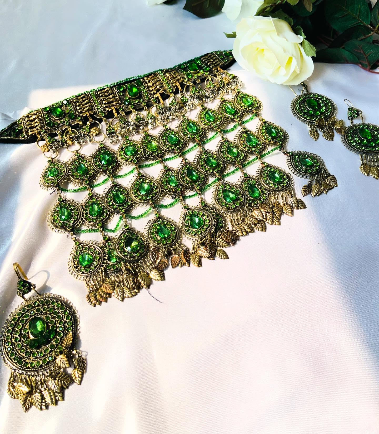 Emerald Green Jewellery Set