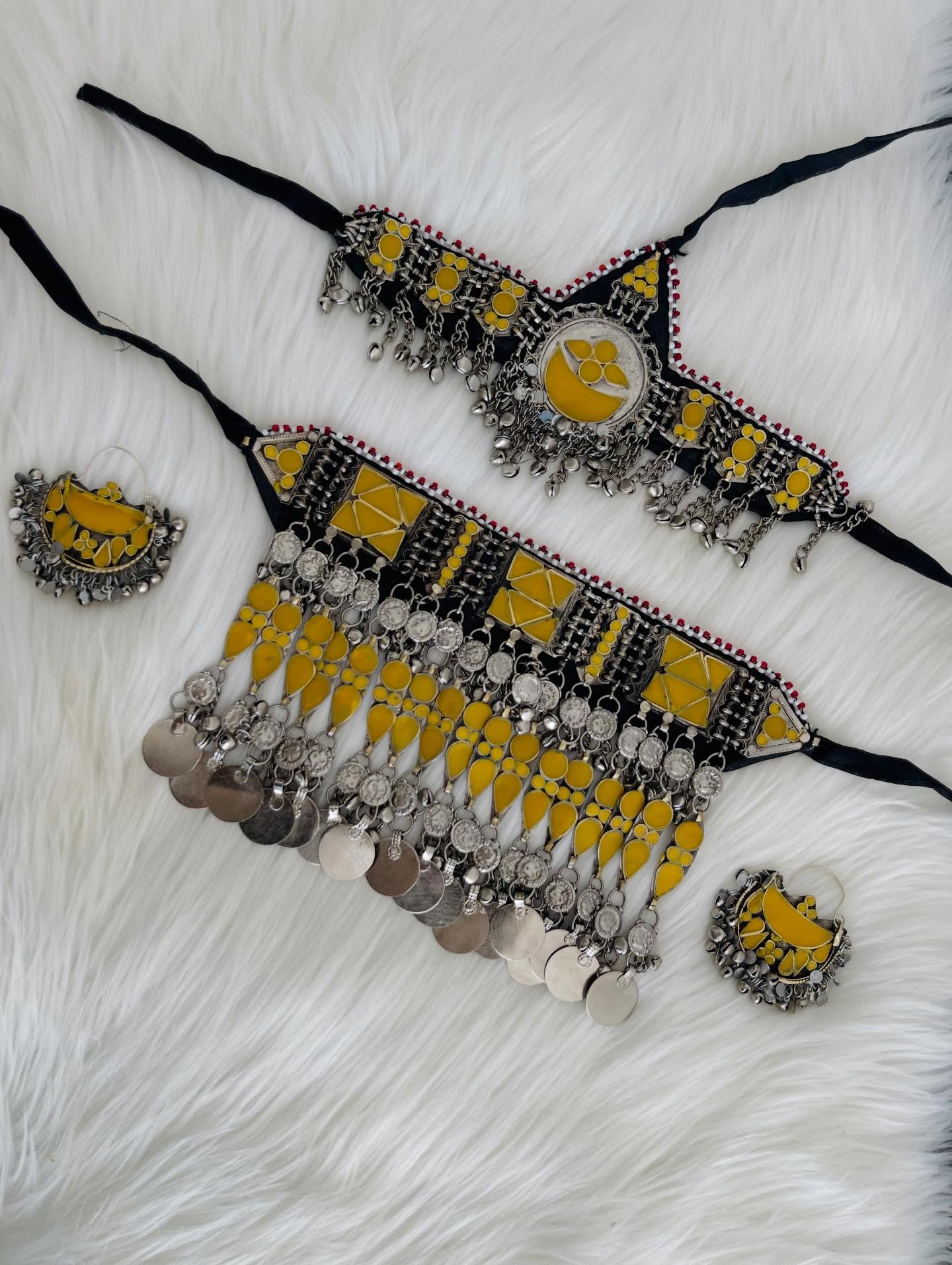 Yellow Stone Jewellery Set